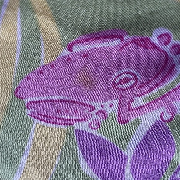 Lilly Pulitzer Dress Womens 8 Sabrina Bottoms Up Print Strapless Frog Floral - Picture 15 of 16